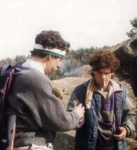 Поляковский слева, Выродок справа. Фото с сайта http://bouldering.ozz.ru/